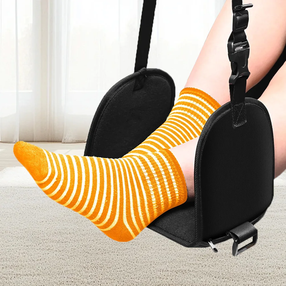 

Опорная пластина для гамака самолета, регулируемая портативная подставка для ног в самолете, легкие подушки для гамака для ног для длительного путешествия, подставка для ног