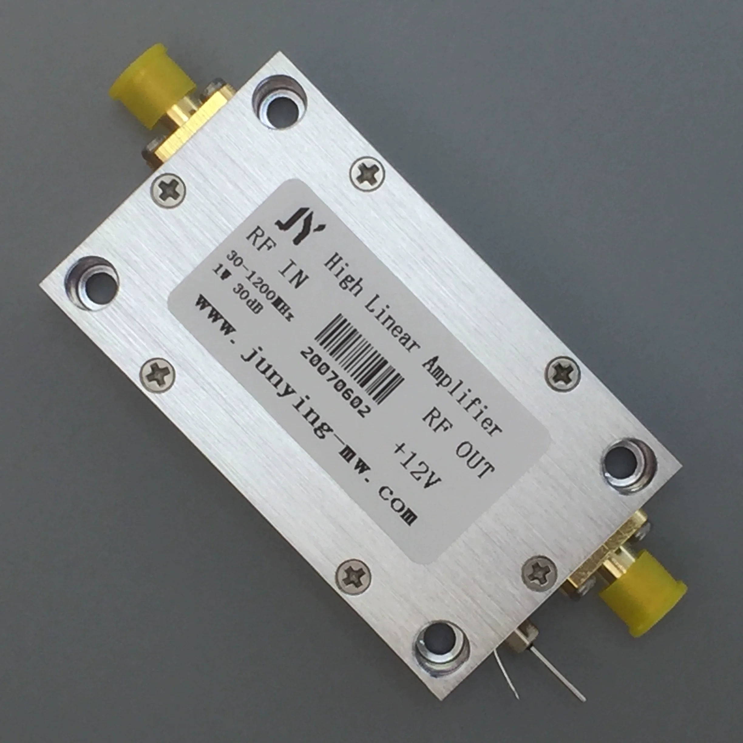 

1W 30-1200MHz RF Microwave Broadband High Linear Power Amplifier 12V