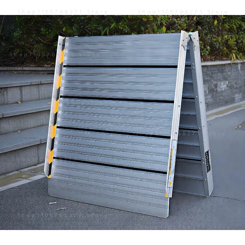 Super high quality portable mobile pedal  up and down folding wheelchair ramp board  barrier-free ramp