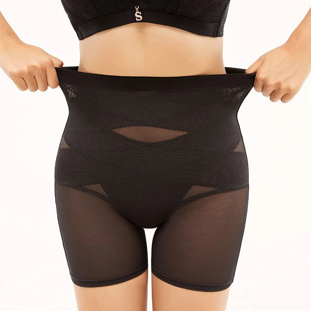 Calça de malha para modelar o corpo feminino, calcinha de nádegas, roupa íntima sexy emagrecedora, calcinha esportiva respirável, verão