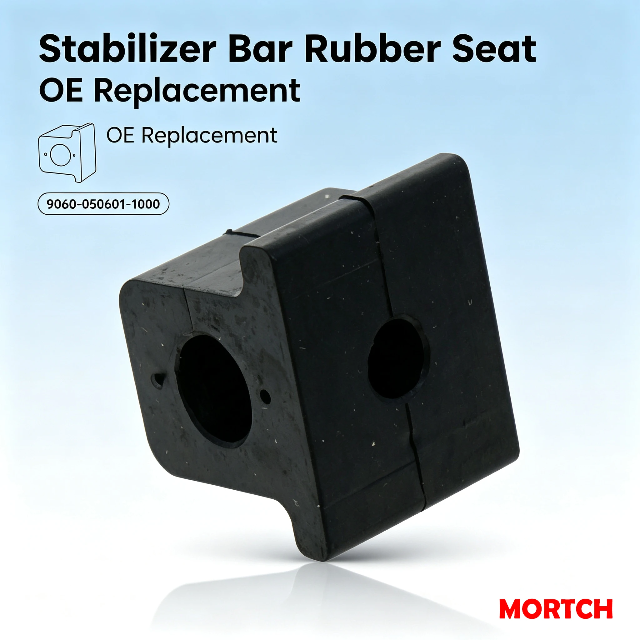 CFMoto ZForce Z6 SSV Front Sway Bar Rubber Seat Bushing Stabilizer Bar Cushion Replacement Part 9060-050601-1000