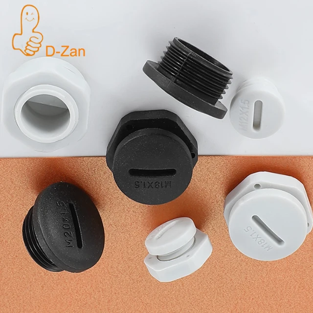 

M25 PG21 Nylon Threaded Plastic Locking Hole Plug Cap IP68 Waterproof Electrical End Cap Polyamide