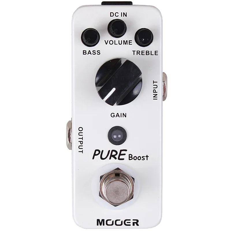 

MOOER Pure Boost Guitar Effects Pedal Clean Boost Mini Pedal True Bypass Full Metal Shell Pedal Electric Guitar Accessories