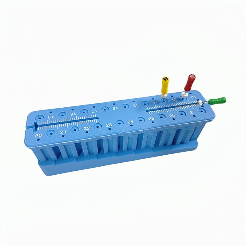 Dental Endo Measuring Block Holder Autoclavable Endodontic Block Stand Files Instrument Ruler Root Canal Holders Dentist Tools