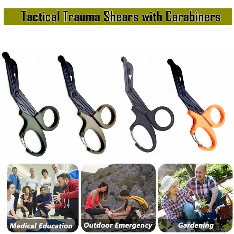15cm EMT Shear Trauma Shears Medical Scissors Emergency Tactical Rescue First Aid Gear Durable Stainless Steel Easy Grip Outdoor