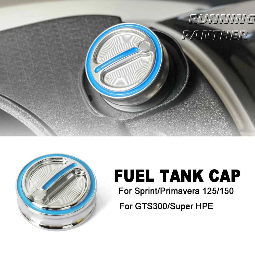

Motorcycle Fuel Tank Cap For Vespa GTS 300 GTS300 SUPER HPE Sprint 150 Primavera 150 SPRINT 125 Primavera 125 Vented Gas Cap New