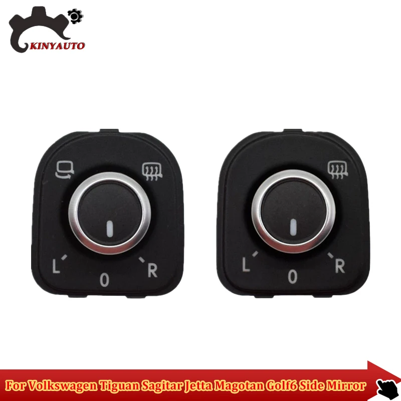 

Для Volkswagen Tiguan Sagitar Jetta Magotan Golf6 левая сторона внешнего зеркала заднего вида переключатель теплового складного зеркала