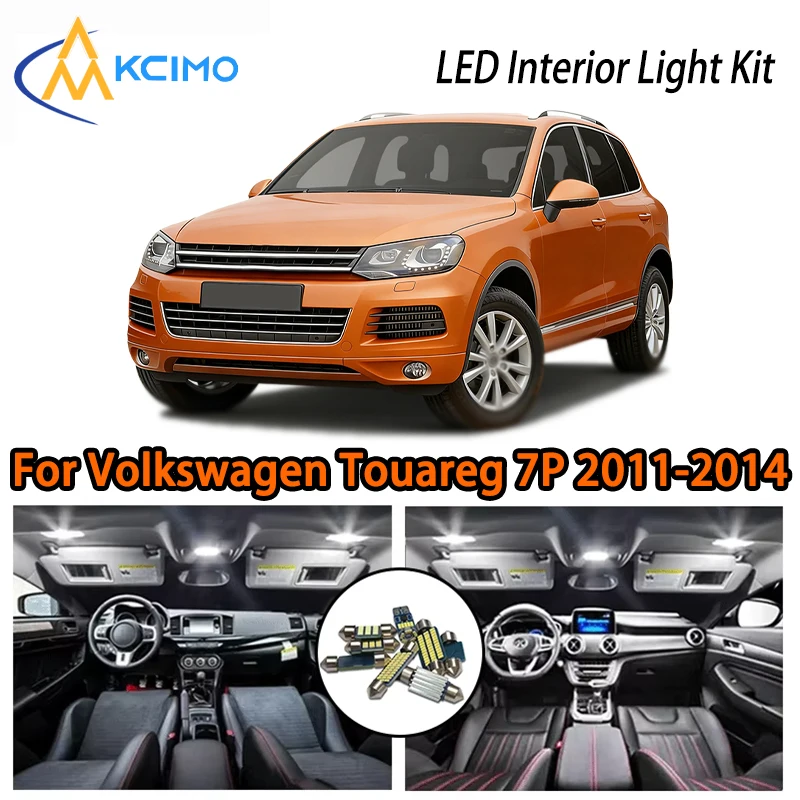 

Useful LED Interior Lights For Volkswagen Touareg 7P 2011-2014, Super Bright Easy Install White Ice Blue Two Colors