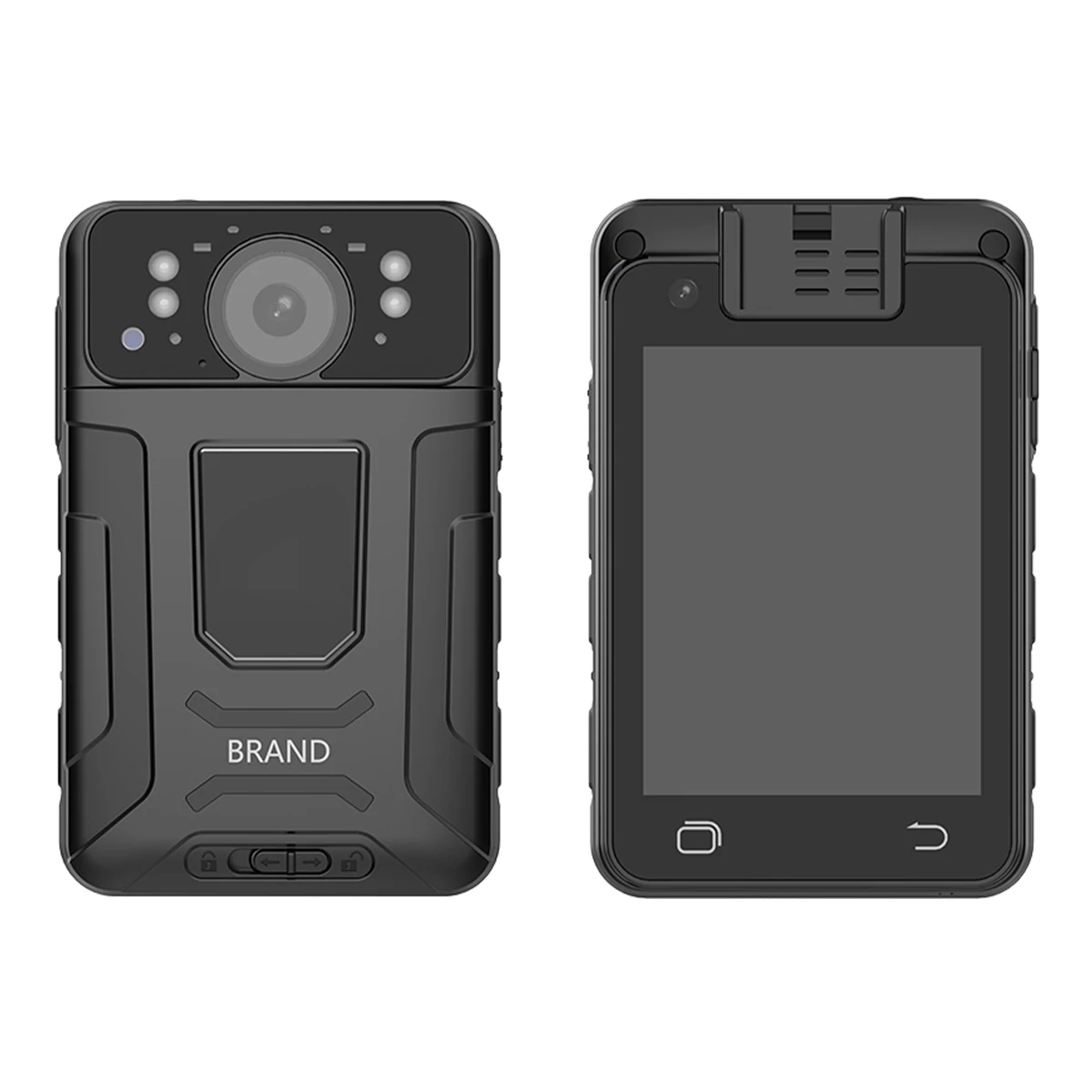 4G 2K HD Body Worn Camera Dual cameras Support Wifi&Bluetooth and GPS with 2.8'' Touch Screen IP68 Waterproof Recorder Cameras