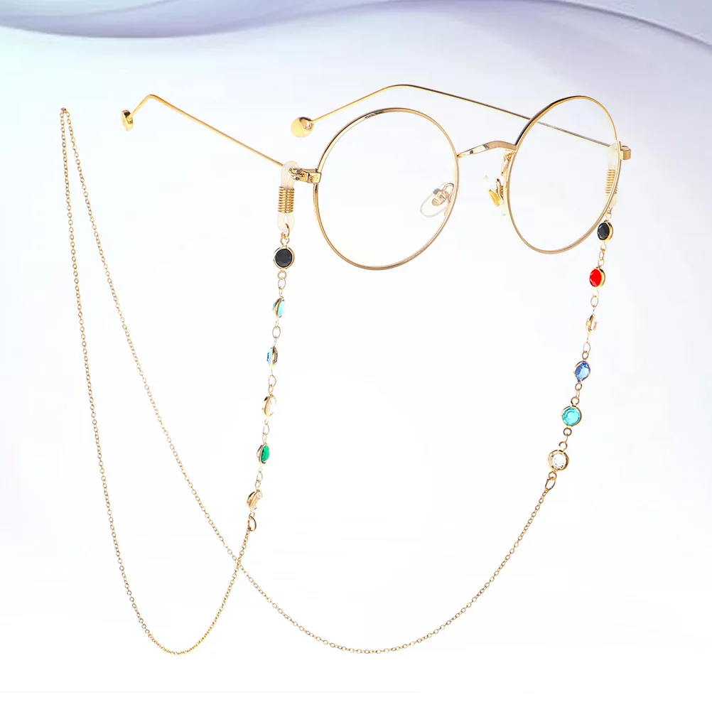 

Eyeglass Chain Eyewear Retainer Strap Safety Glasses Cord Pearl Beads Necklace Style Sports Running Hiking Cycling Sunglasses