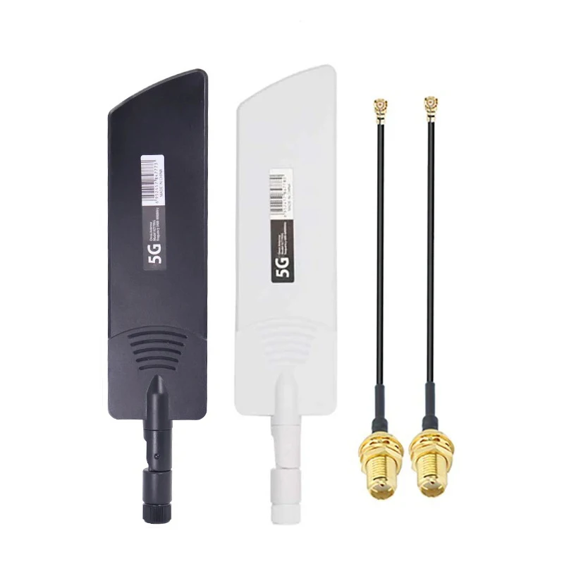 

2PCS 5G 4G LTE SMA External Antenna IPEX4 to SMA Female Pigtail Modem Router 40dBi Folding Signal Booster Wide Range 600~6000Mhz