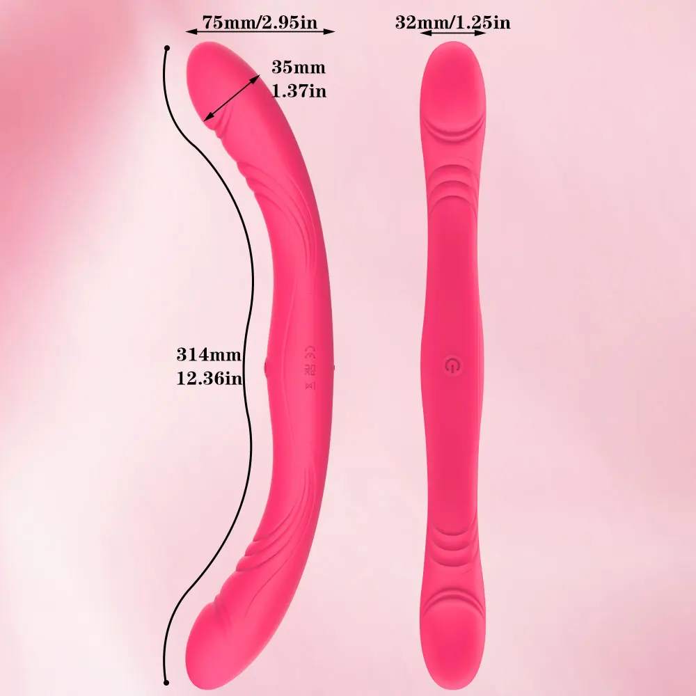 G-spot Dildo Vibrator Sex Toys Double-ended App Remote Control Strapless Realistic Silicone Dildos Adult Toys for Women Lesbian