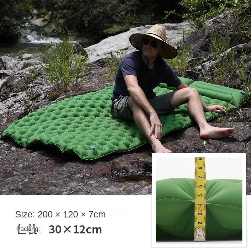 

Outdoor Super Light Inflatable Mattress Sleeping Mat Camping Waterproof Mat Double Tent Sleeping Mat Ground Mat Inflatable Bed