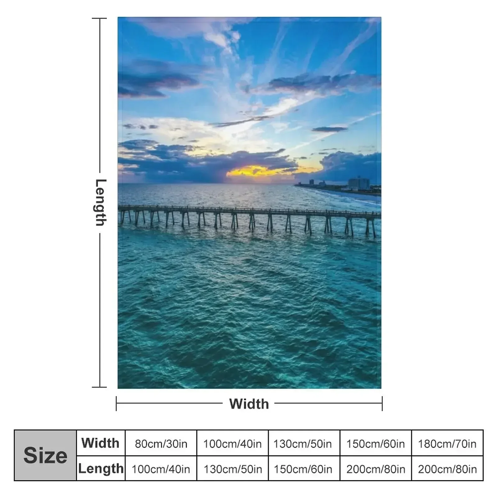 Emerald Pier Throw Blanket christmas gifts Hairys anime for winter For Sofa Thin Softest Blankets
