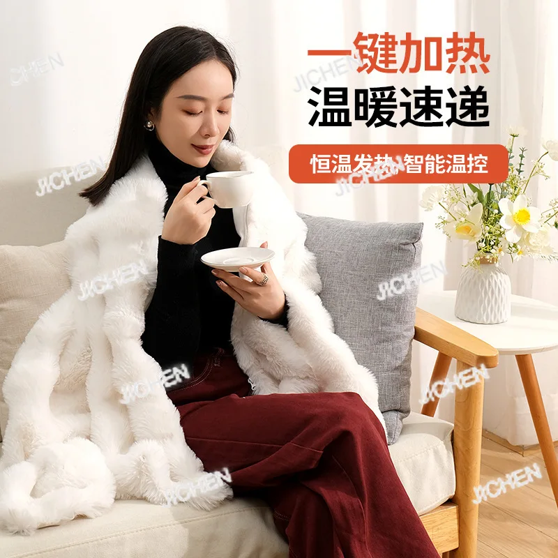 

Электрический плед-подушка 2025: Новинка для дома и офиса, электрический матрас-плед, грелка-подушка