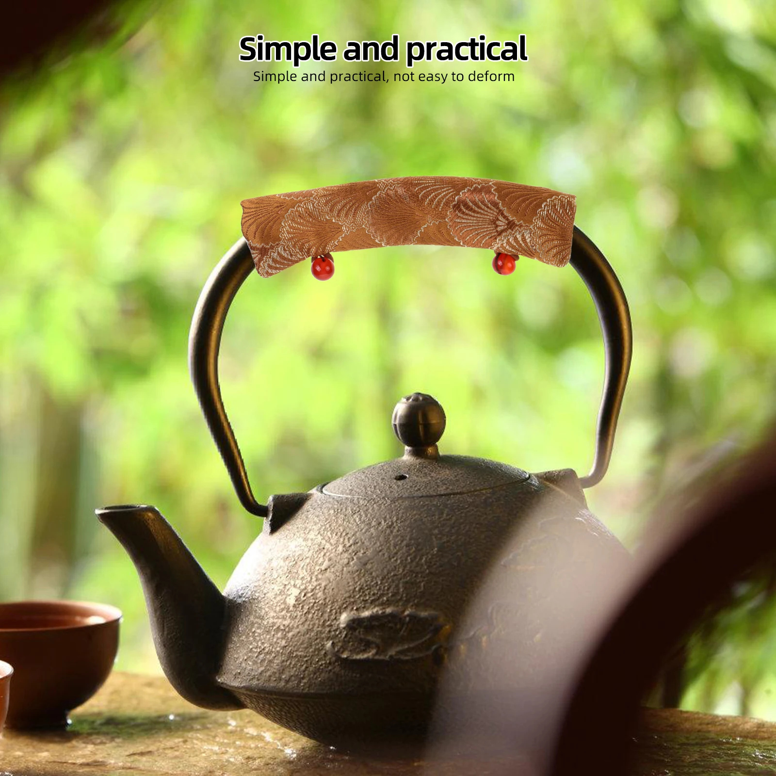 

Tea Kettle Handle Cover Heat Resistant Non Slip Pot Handle Sleeve For Kitchen Cookware Insulation Pad Teapot Accessory