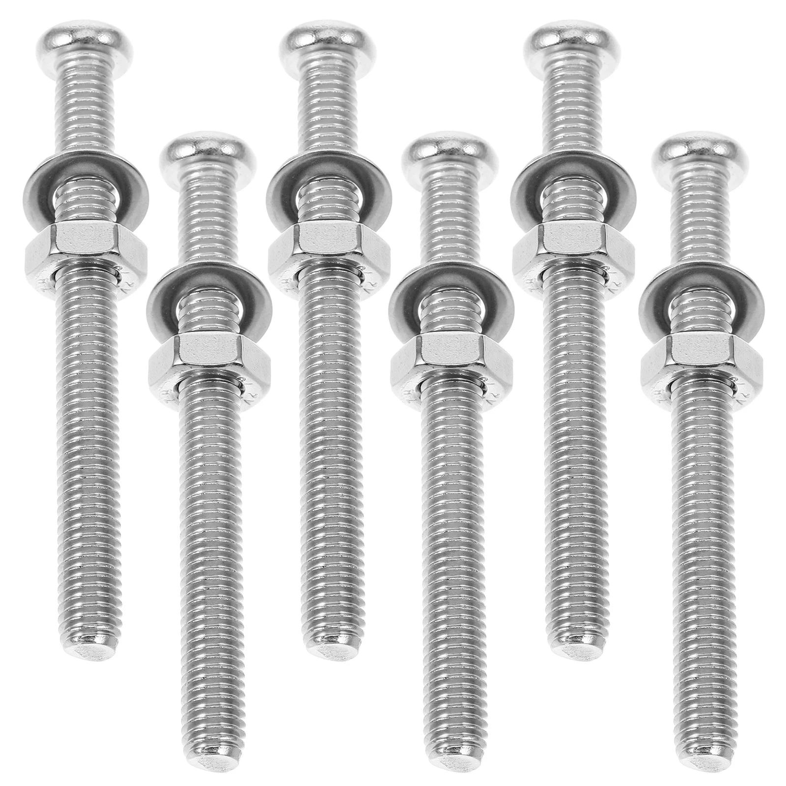 

6Pcs Pool Ladder Screws Fixing Accessory Replacement Universal Swimming Pool Ladder Fasteners Stainless Steel Screws