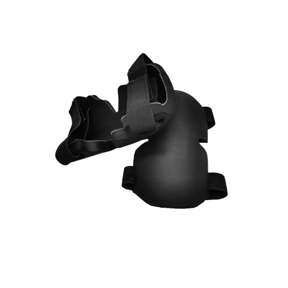 Gardening Knee Pads Black Lightweight Eva Foam Adjustable Straps Contoured Knee Support for Hard Surfaces Construction Soldering