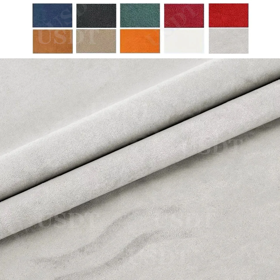 

Ткань из алькантары, ткань для отделки салона автомобиля, ящики, шкатулка для драгоценностей, искусственная пленка, без клея