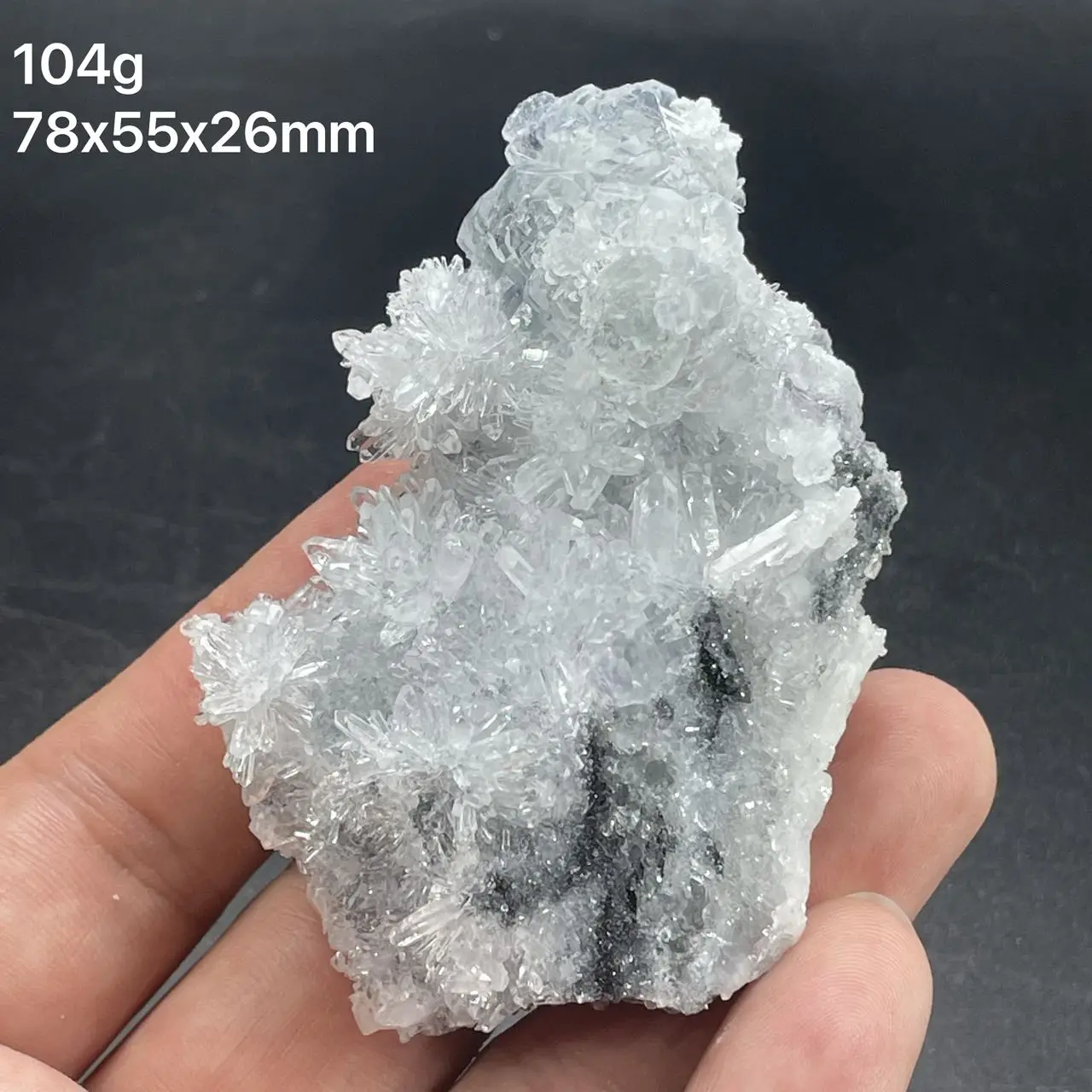 The new 100% natural fluorite, calcite, quartz rainbow healing crystal from Fujian