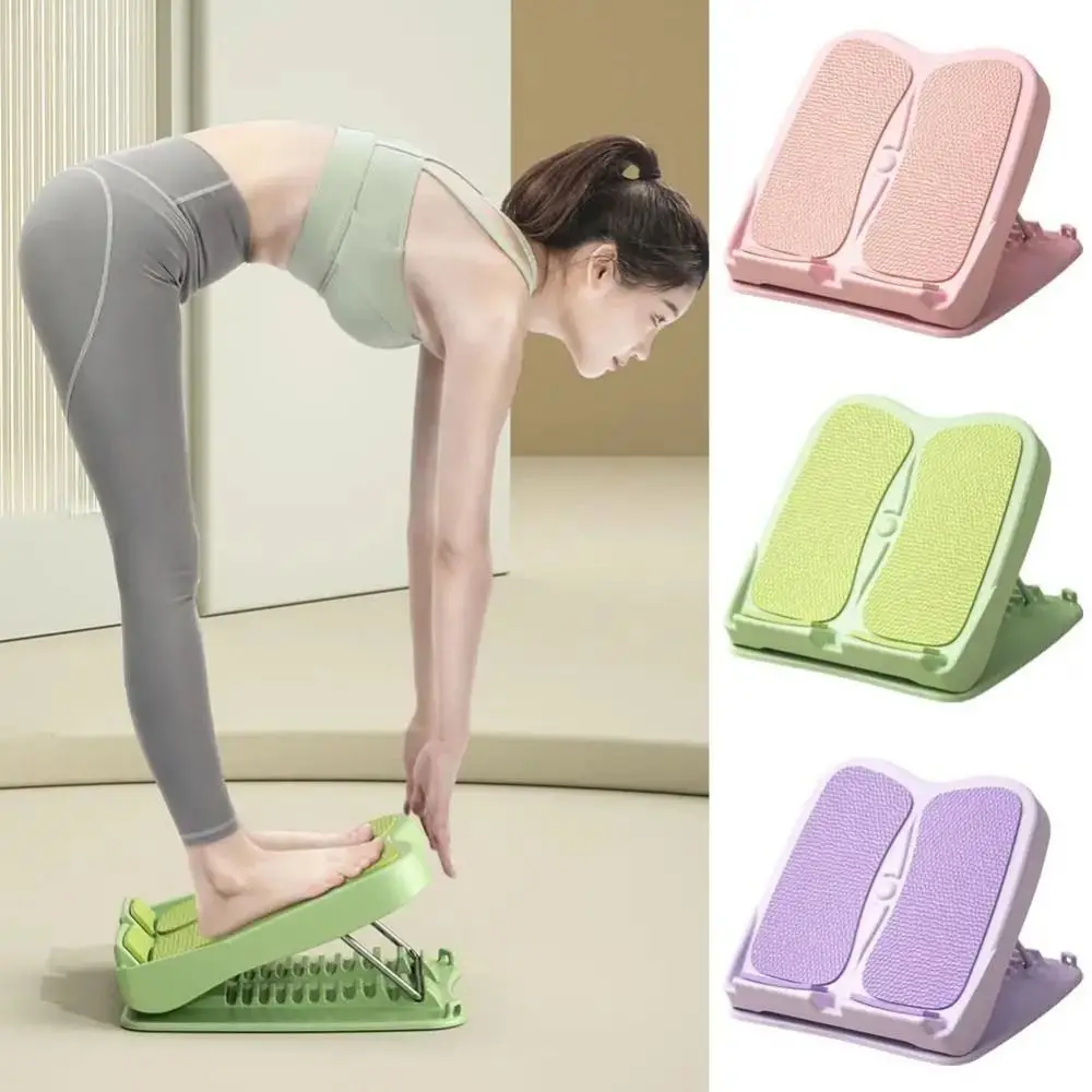 Adjustable Calf Stretching Board 11 Levels Triangular Structure Exercise Tilt Ramp Tight Calves Large Load Bearing