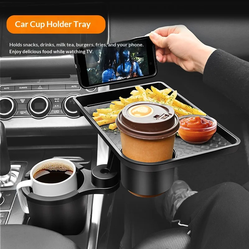 New Car Dinner Plate Tray Cup Holder Car Central Control Water Cup Holder Storage Rack Car Tray Storage Dinner Plate Storage