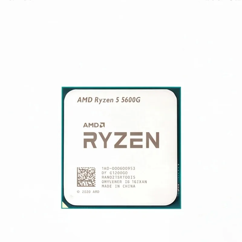 AMD Ryzen 5 5600G AM4 CPU Compatible with B450 B550 X570 Motherboard 6 Core 12 Thread