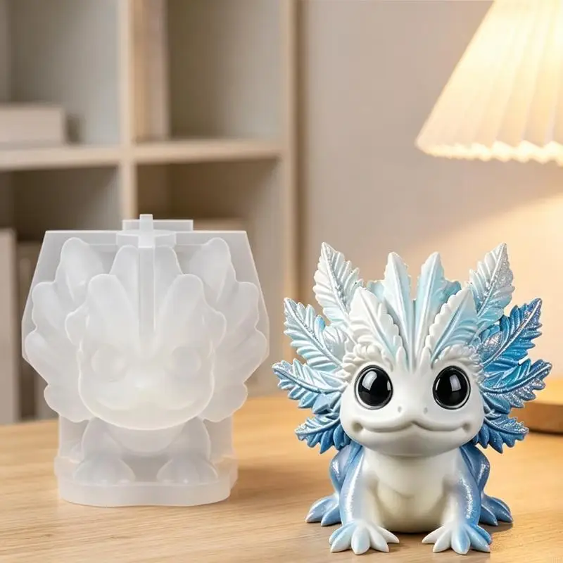 Cute Creature Figure Casting Form,Single Cavity Craft Form for DIY Figure Display Projects,Handmade Shelf Styling,Sma
