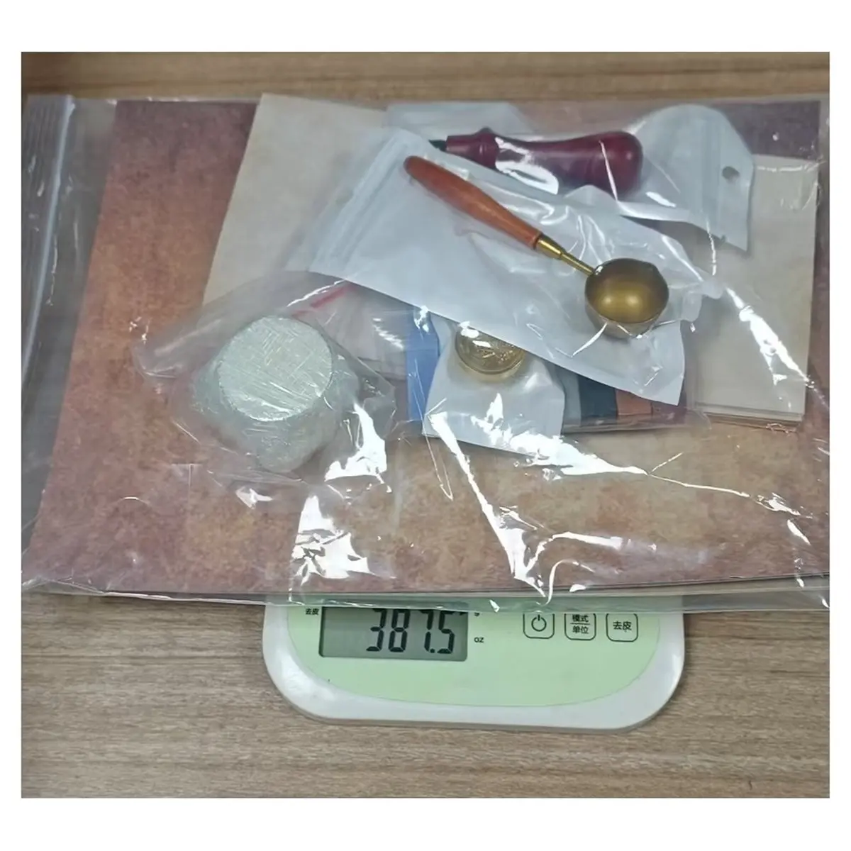 42 Pcs Vintage Wax Seal Stationery Set Paper Letters Envelope Stamp Writing Papers Envelope Wax Sticks Tea Candles Spoon