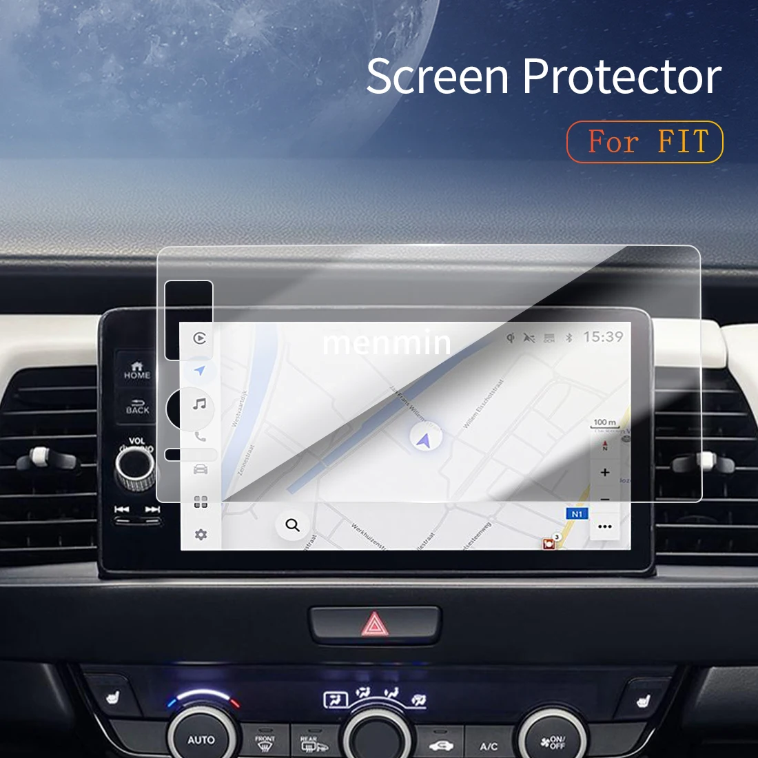 

Car Stickers Dash Carplay Mirror Screen Protector Display Tempered Glass Protective Film Vehicle For 23 HONDAFIT