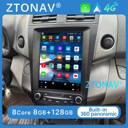 Car Radio Stereo For Toyota Rav4 2008 2009 2010 2011 2012 Tesla Screen Radio Android Screen GPS Navigation Auto Headunit
