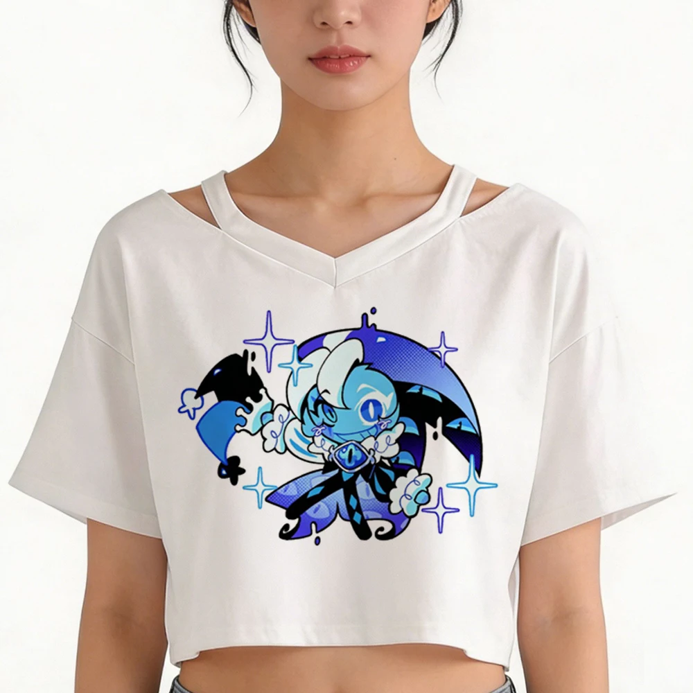 Shadow Milk Cookie crop top women baddie anime harajuku manga vintage t-shirt vintage kawaii funny