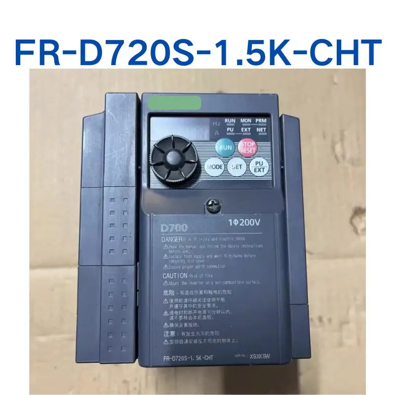 

Second hand FR-D720S-1.5K-CHT inverter 1.5KW tested OK and shipped quickly