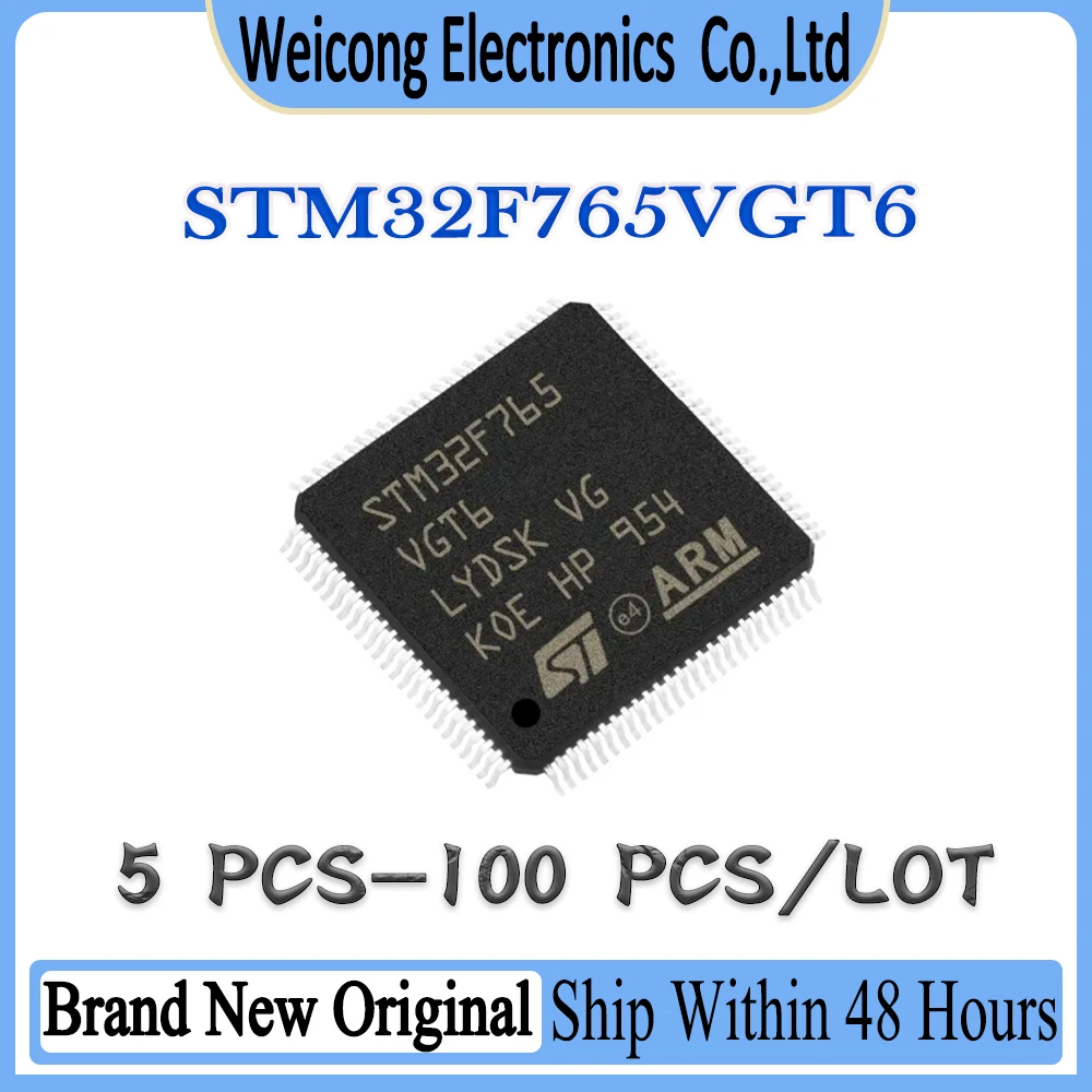 

STM32F765 STM32F765VGT6 STM32F765VGT STM32F765VG STM32F765V STM32F STM32 STM New Original IC MCU Chip LQFP-100