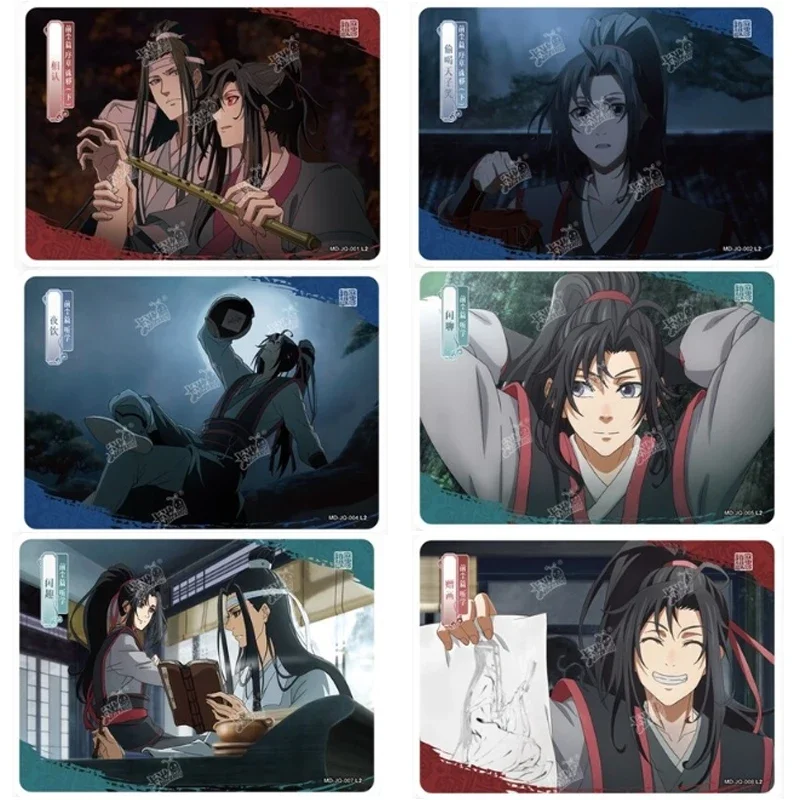 Original KAYOU MoDaoZuShi Cards JQ Series 001-020 Anime Characters Commemorative Collection Card Children Toys Birthday Gifts