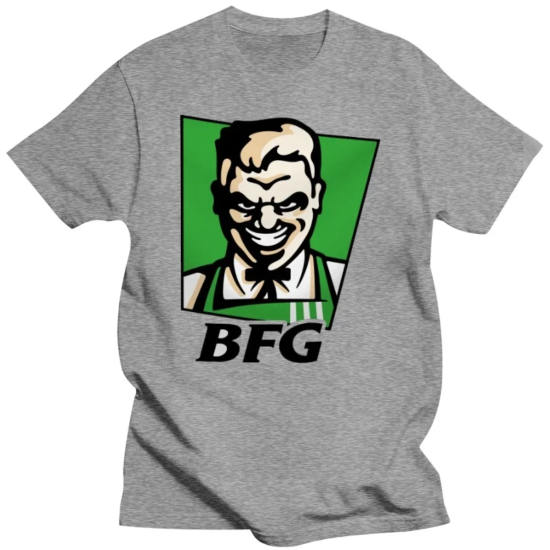Bfg Retro Doomguy Chicken Fried Funny Logo Black T-Shirt S-6Xl image 4