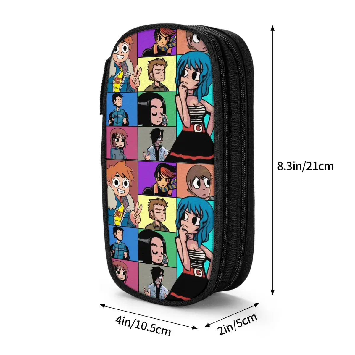 Fashion Scott Pilgrim Universe Pencil Cases Pencil Pouch Pen Box Big Capacity Pencil Bags School Supplies Gifts Stationery