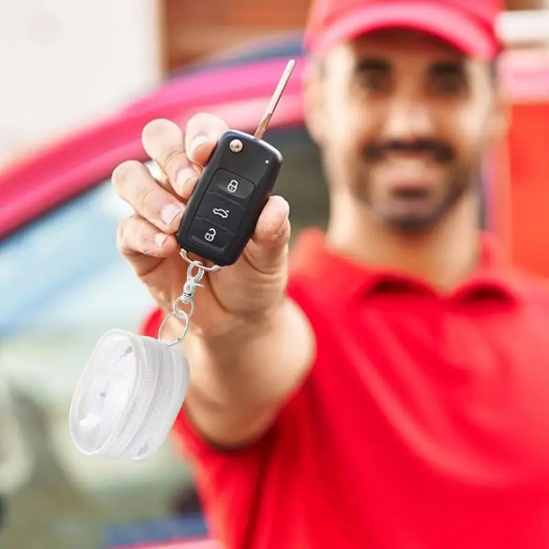 Dompet koin โปร่งใสกระเป๋าหูฟังนักเรียนใส dompet koin พีวีซีใสใสขนาดเล็กโปร่งใสสำหรับวันคริสต์มาสเด็กจบการศึกษา