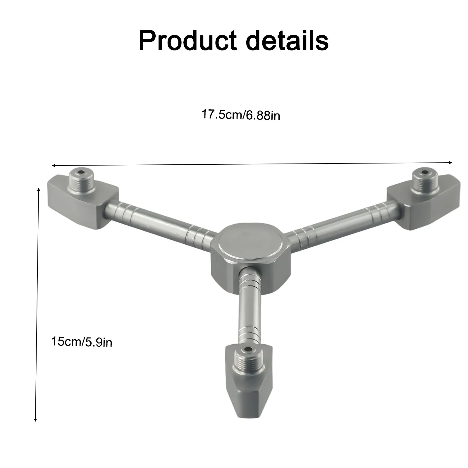 Gas Tank Conversion Adapter  Decompose 1 Tank into 3 Outputs  Ensure Optimal Gas Distribution  Quality Material