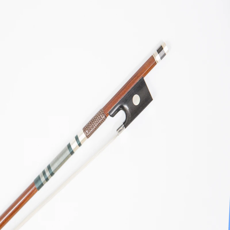 4/4Brazil Pernambuco Ebony Frog Playing Grade ViolinBow Natural High-Grade Horse Hair Violin Bow Arcos Para Violin Profesional