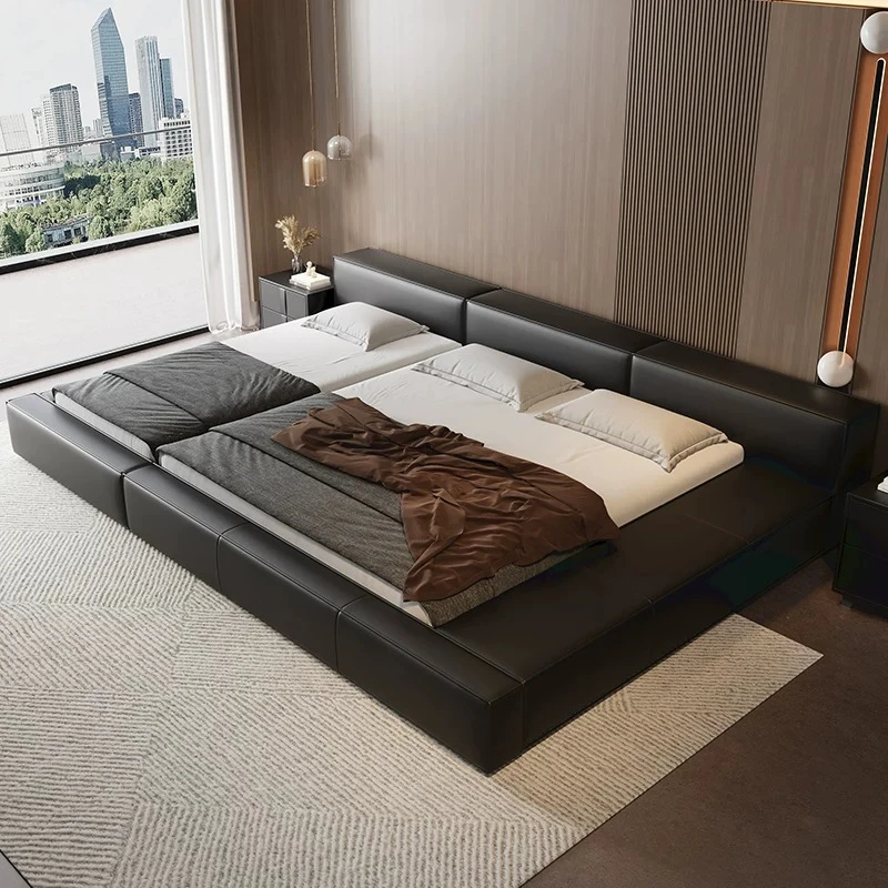 Combination Loft Tatami Beds Apartment Nordic Bedroom Double Hotel Tatami Beds Frames Set Camas De Dormitorio Home Accessories