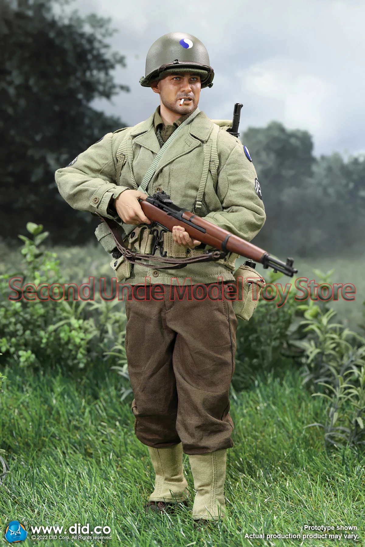 

DID A80156 1/6 WWII US 29th Infantry Technician Corporal Upham 12'' Male Soldier Military Action Figure Full Set Collectible Toy