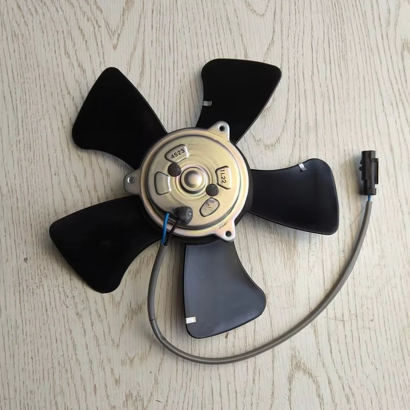 For CX350C CX380C genuine excavator accessories air conditioner condenser fan motor assembly KHR52670