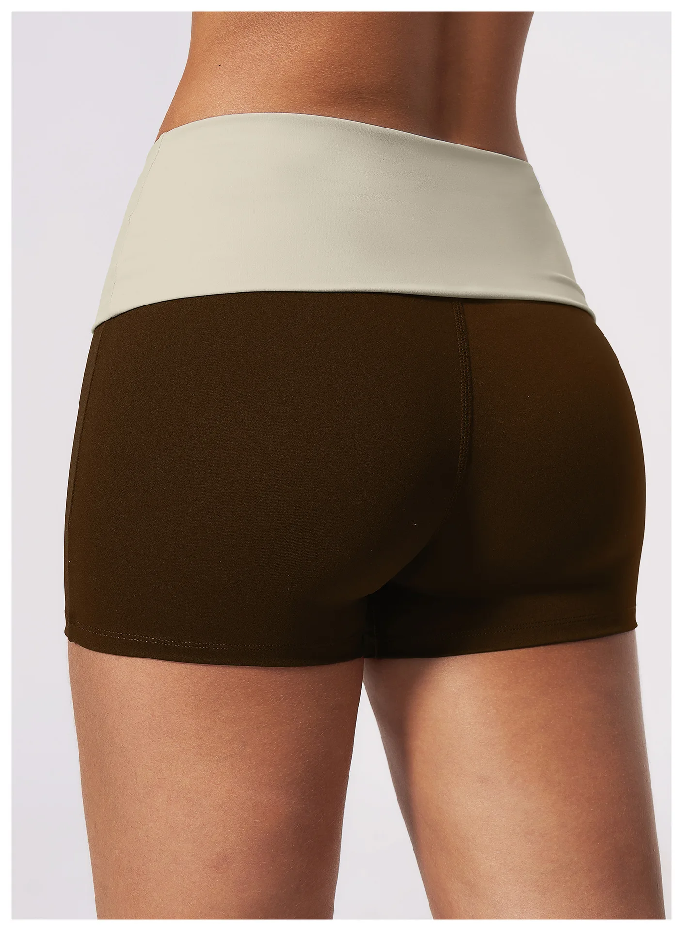Women Running Push Up Gym Shorts Summer Women Fitness Workout Shorts Yoga Shorts Fold Over High Waist Lift Butt Fitness Shorts