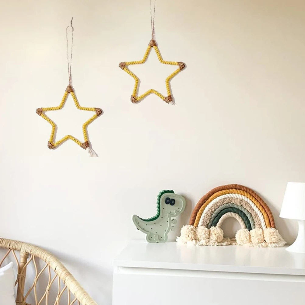 

2Pcs Dream Catcher Rings Metal Iron Macrame Hoop DIY Dreamcatcher Wreath Craft Frame Dream Catcher Iron Ring Metal Macrame Hoops