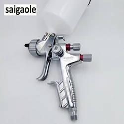 Saigaole T40 Car spray gun High atomization Topcoat sheet metal paint Waterborne paint varnish Pneumatic spray gunTool Furniture