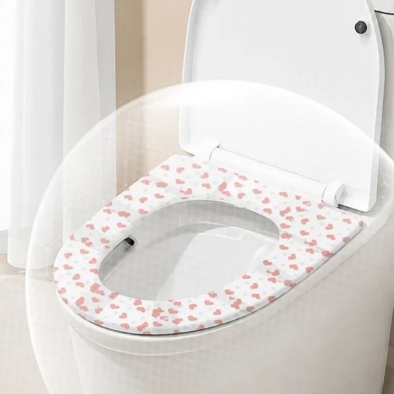 100pcs/roll Disposable Toilet Protective Film Household Sanitary Film for Hotel Door Handle Surface Dust‑proof Anti‑dirt Cover