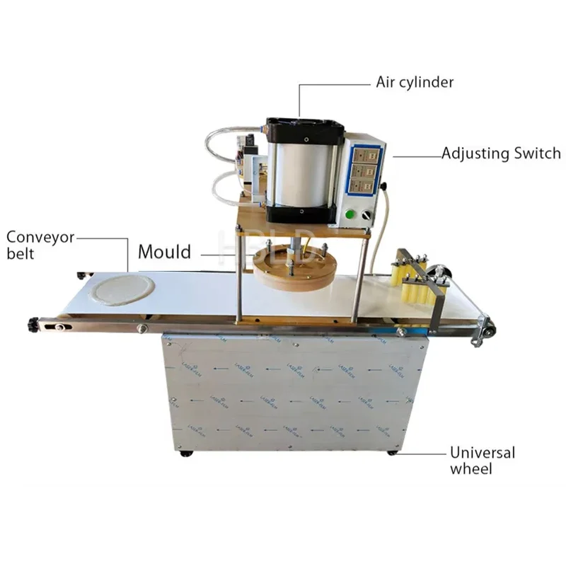 Commercial Fully Automatic Pizza Making Machine Small Pancake Maker Corn Tortilla Press Kitchen Appliance