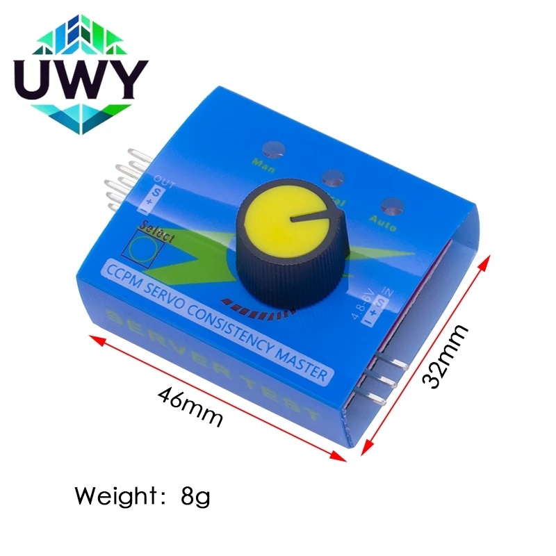 Multi Servo Tester 3CH ECS Consistency Speed Controler Power Channels CCPM Meter For Rc Drone Car Boat Airplane Models