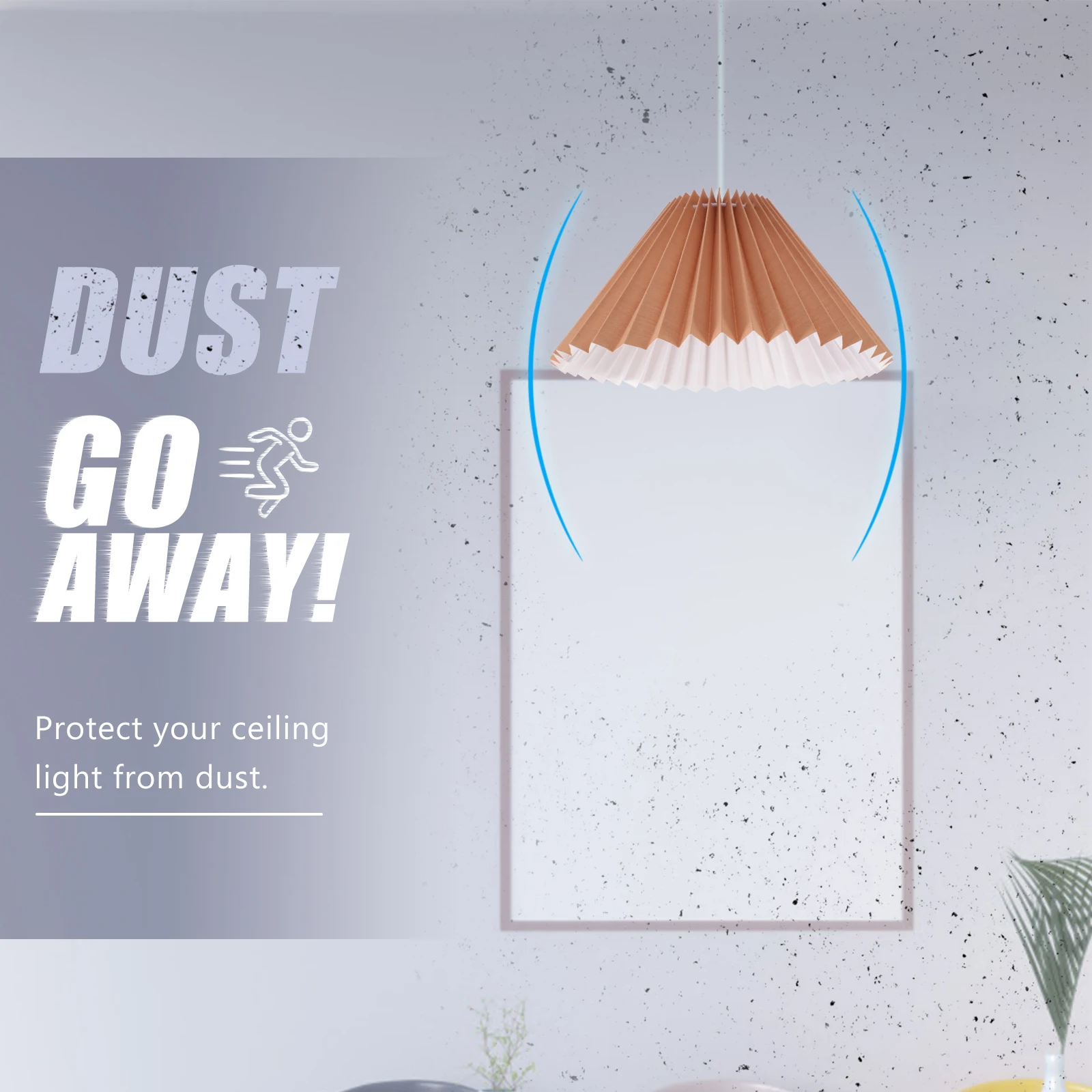 

Pleated Lampshade Fabric Lamp Cover Hanging Lamp Shade Modern Bedroom Living Room Decor Home Hotel Lighting Accessories